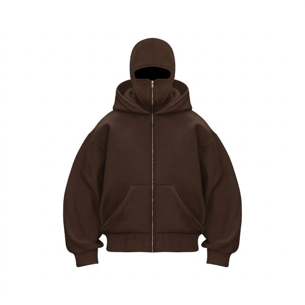 sweat à capuche + cagoule