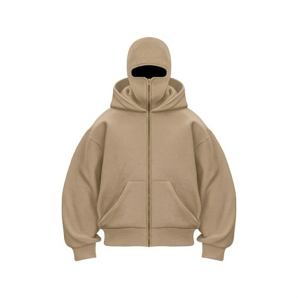 sweat à capuche + cagoule