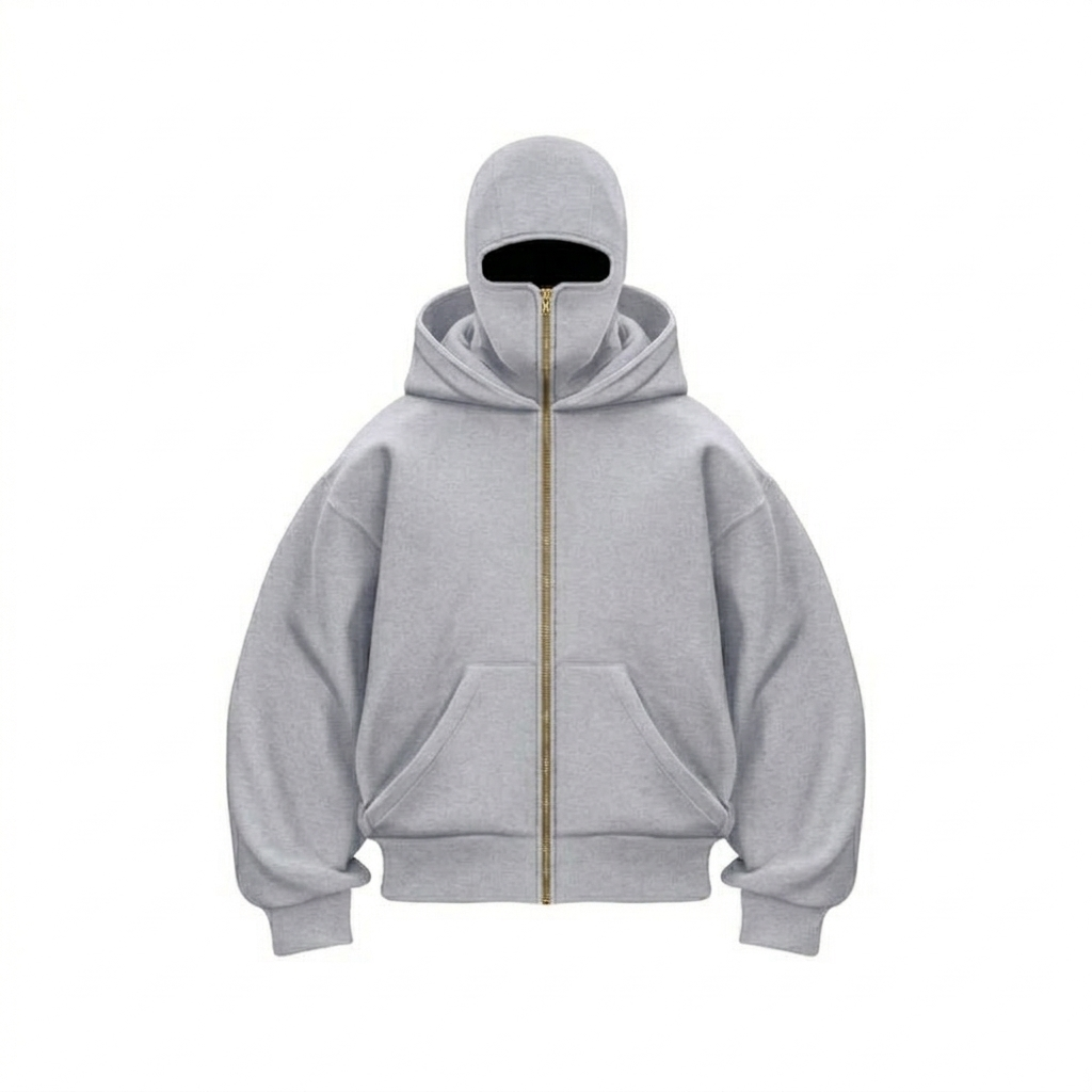 sweat à capuche + cagoule