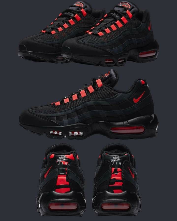 Nike Air Max 95 Black laser Crimson