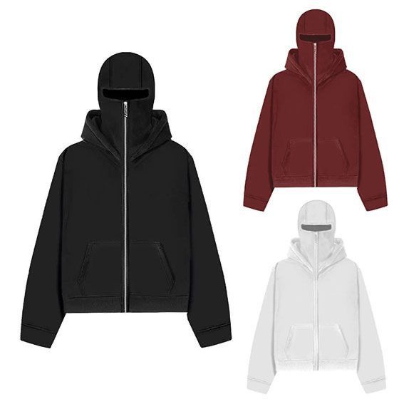 sweat à capuche + cagoule